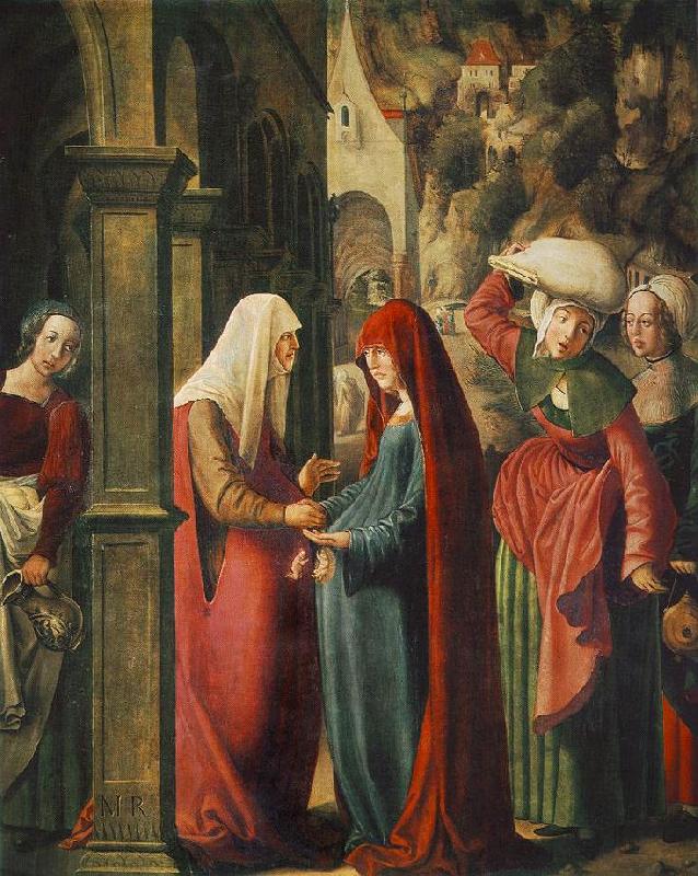 Marx Reichlich Meeting of Mary and Elisabeth oil painting image